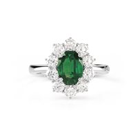 Ringe Salvini Dame LOVE for COLOR in Gold Smeraldo 0.57 Ct 20100594 - 20100594